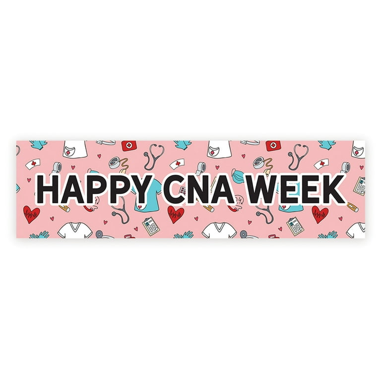 Koyal Wholesale Nurses Week Thank You Banner, Large Happy CNA Week Nurse Appreciation Decor, Pk-1 - Walmart.com for Free Printable Shower Sheets For Cna
