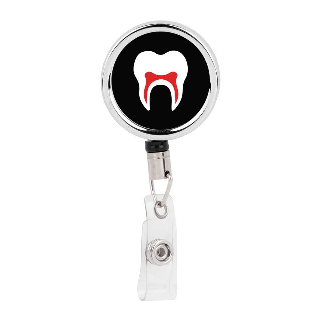 Koyal Wholesale Retractable Badge Reel Holder With Clip, Tooth Teeth Dental  Periodontist 