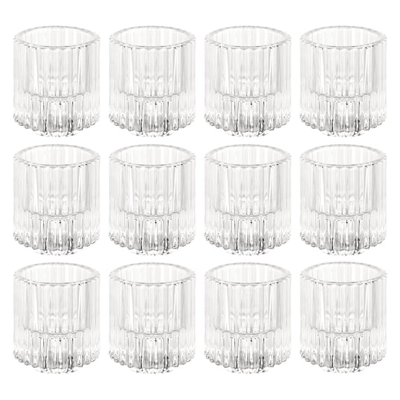 Koyal Wholesale Reversible Candle Holder For Taper Candles & Tealight Candles, Set of 12