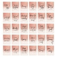 thumbnail image 1 of Koyal Wholesale Rose Gold Glitter Wedding Signs 8.5 x 11", Set of30Pack, 1 of 5