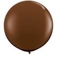 thumbnail image 1 of Koyal Wholesale Round Latex Giant Balloon (Pack of 2), 3', Chocolate Brown, 1 of 1