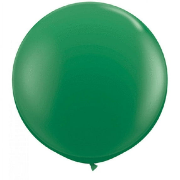 Koyal Wholesale Round Latex Giant Balloon (Pack of 2), 3', Grass Green