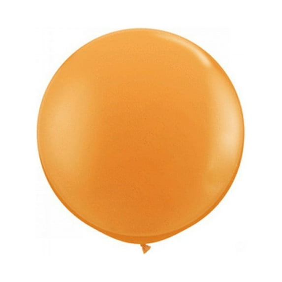 Koyal Wholesale Round Latex Giant Balloon (Pack of 2), 3', Orange