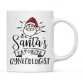 thumbnail image 1 of Koyal Wholesale Santa Claus Ceramic Coffee Mug, Santa's Favorite Gynecologist, 1 of 5