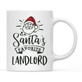 thumbnail image 1 of Koyal Wholesale Santa Claus Ceramic Coffee Mug, Santa's Favorite Landlord, 1 of 5