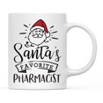 thumbnail image 1 of Koyal Wholesale Santa Claus Ceramic Coffee Mug, Santa's Favorite Pharmacist, 1 of 5