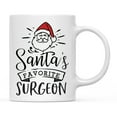 thumbnail image 1 of Koyal Wholesale Santa Claus Ceramic Coffee Mug, Santa's Favorite Surgeon, 1 of 5