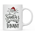 thumbnail image 1 of Koyal Wholesale Santa Claus Ceramic Coffee Mug, Santa's Favorite Tenant, 1 of 5