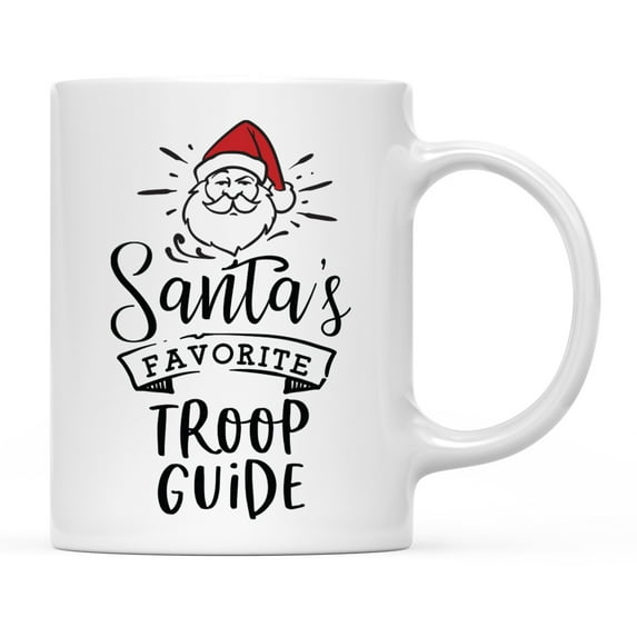 Koyal Wholesale Santa Claus Ceramic Coffee Mug, Troop Guide