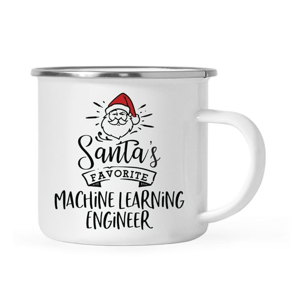 Koyal Wholesale Santa's Favorite Engineer Campfire Mug, Machine Learning Engineer