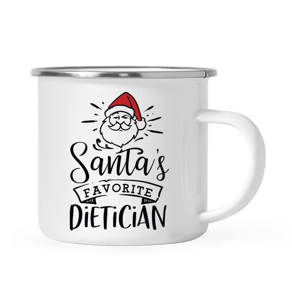 Koyal Wholesale Santa's Favorite Gym Fitness Campfire Mug, Dietician