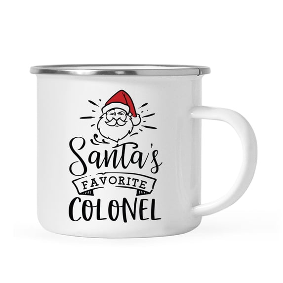 Koyal Wholesale Santa's Favorite Military Campfire Mug Collection, Colonel