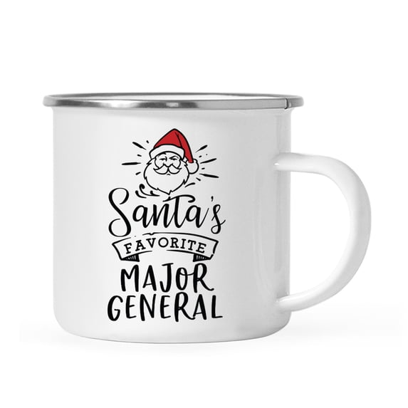 Koyal Wholesale Santa's Favorite Military Campfire Mug Collection, Major General