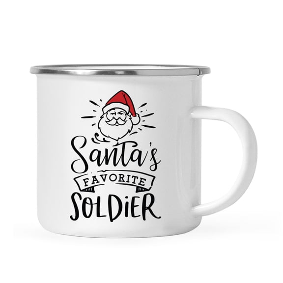 Koyal Wholesale Santa's Favorite Military Campfire Mug Collection, Soldier