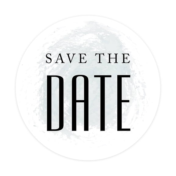 Koyal Wholesale Save The Date Round Sticker Labels, Modern Design, 2-Inch Wedding Envelope Seals, 120-Pack