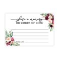 thumbnail image 1 of Koyal Wholesale Share a Memory Cards, Burgundy Fall Florals Cards for Wedding, Life Memories, 4" x 6", 52-Pk, 1 of 5