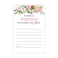 thumbnail image 1 of Koyal Wholesale Share a Memory Cards, Rustic Peach Roses Cards for Wedding, Baby Life Memories, 4" x 6", 52-Pk, 1 of 5