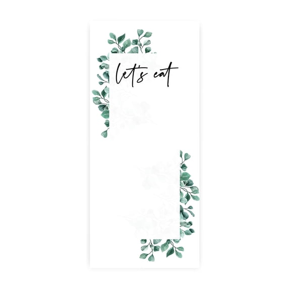 Koyal Wholesale Silver Dollar Eucalyptus Printable Wedding Paper Menu Cards for DIY Printer, Pack of 52