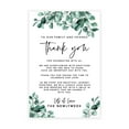 thumbnail image 1 of Koyal Wholesale Silver Dollar Eucalyptus Wedding Thank You Place Setting Cards for Table Reception, 56-Pack, 1 of 5