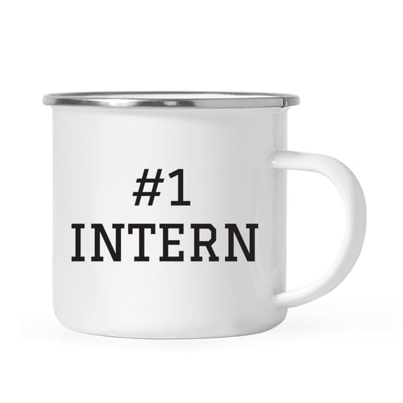 Koyal Wholesale Stainless Steel Campfire Coffee Mug, #1 Intern, 1-Pack