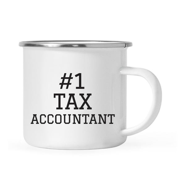 Koyal Wholesale Stainless Steel Campfire Coffee Mug, #1 Tax Accountant, 1-Pack