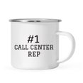 thumbnail image 1 of Koyal Wholesale Stainless Steel Campfire Coffee Mug Thank You Gift, #1 Call Center Rep, 1 of 4