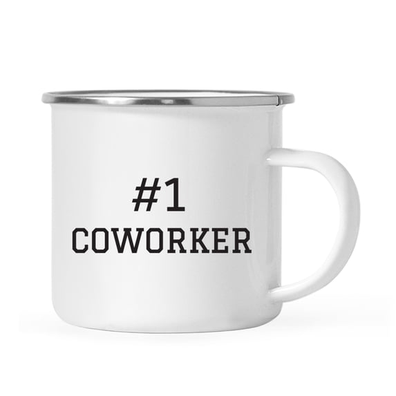 Koyal Wholesale Stainless Steel Campfire Coffee Mug Thank You Gift, #1 Coworker