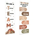thumbnail image 1 of Koyal Wholesale Team Classroom Banner Poster Sign for Teachers, Wall Decor Diversity Boho Gender Neutral Theme, 2-Pk, 1 of 5