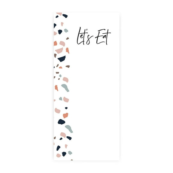 Koyal Wholesale Terrazzo Border Printable Wedding Paper Menu Cards for DIY Printer, Pack of 52