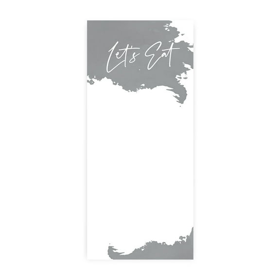 Koyal Wholesale Ultimate Gray Watercolor Printable Wedding Paper Menu Cards for DIY Printer, Pack of 52