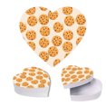 thumbnail image 1 of Koyal Wholesale Valentine's Day Heart Shaped Gift Box with Lid, Chocolate Chip Cookies, Reusable Heart Box, 1-Pack, 1 of 5