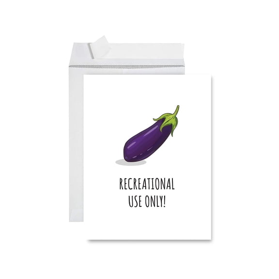 Koyal Wholesale Vasectomy Jumbo Card, No Swimming, Funny Rude Get Well Soon Greeting Card for Men, 1-Pack