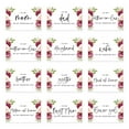 thumbnail image 1 of Koyal Wholesale Wedding Day Gift Cards Set with Envelopes Set of 12, Burgundy Pink Roses, 1 of 5