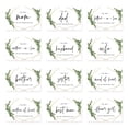 thumbnail image 1 of Koyal Wholesale Wedding Day Gift Cards Set with Envelopes Set of 12, Geometric Greenery, 1 of 5