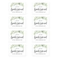 thumbnail image 1 of Koyal Wholesale Wedding Day Gift Cards Set with Envelopes Set of 8 Greenery Leaves To My Bridesmaid On My Wedding Day, 1 of 5