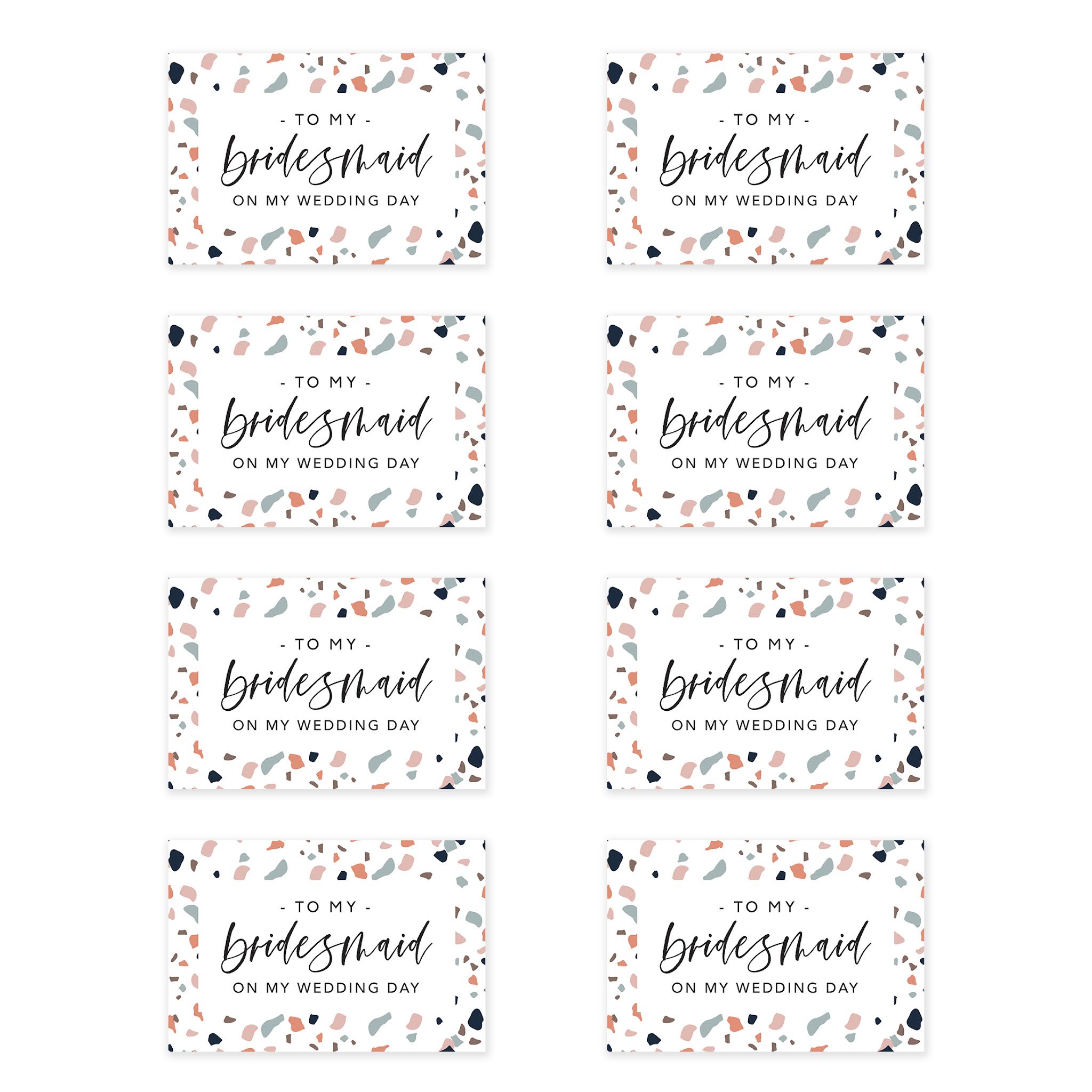 Koyal Wholesale Wedding Day Gift Cards Set with Envelopes Set of 8 Koyal Wholesale Wedding Day Gift Cards Set with Envelopes Set of 8