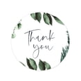 thumbnail image 1 of Koyal Wholesale Winter Snowy Woodland Forest Watercolor, Round Stickers, Thank You, 40-Pack, 1 of 5