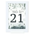 thumbnail image 1 of Koyal Wholesale Winter Snowy Woodland Forest Watercolor Wedding, Table Numbers 21-40 on Perforated Paper, Single-Sided, 1 of 5