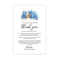 thumbnail image 1 of Koyal Wholesale Winter Wedding Thank You Place Setting Cards for Table Reception, Dinner Plates, 56-Pack, 1 of 5