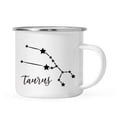 thumbnail image 1 of Koyal Wholesale Zodiac Sign Campfire Coffee Mug Taurus Star Constellation, Minimalistic Black, 1 of 5