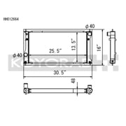 Koyo 2022+ Toyota GR86 and Subaru BRZ Competition All-Aluminum Radiator