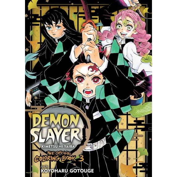 Pre-Owned Koyoharu Gotouge (Created by): Demon Slayer: Kimetsu No Yaiba: the Official Coloring Book 3, 35 pages (Paperback)