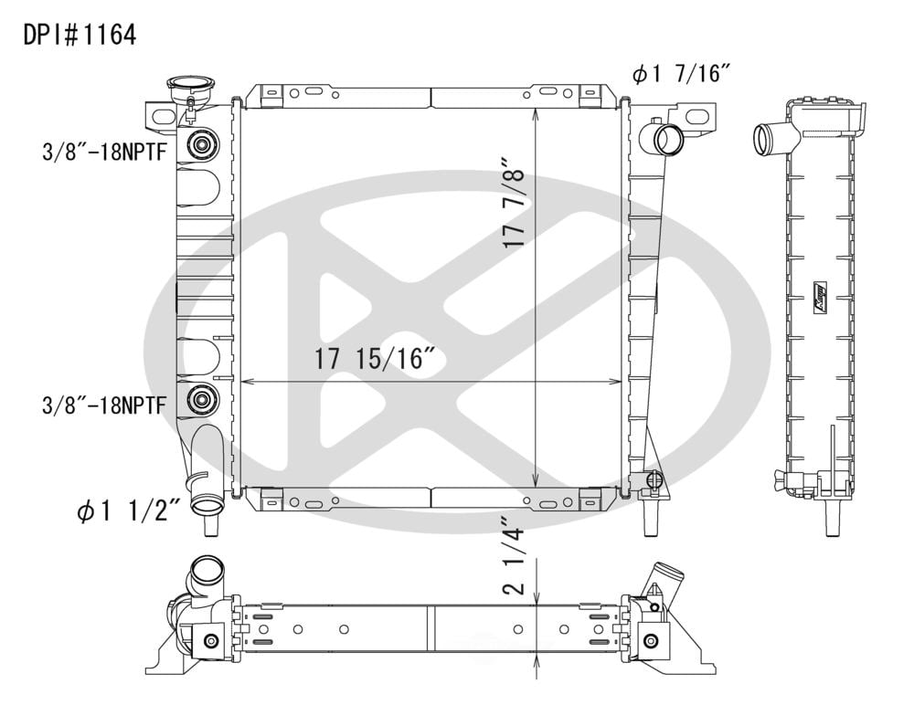 Koyorad A1164 Radiator