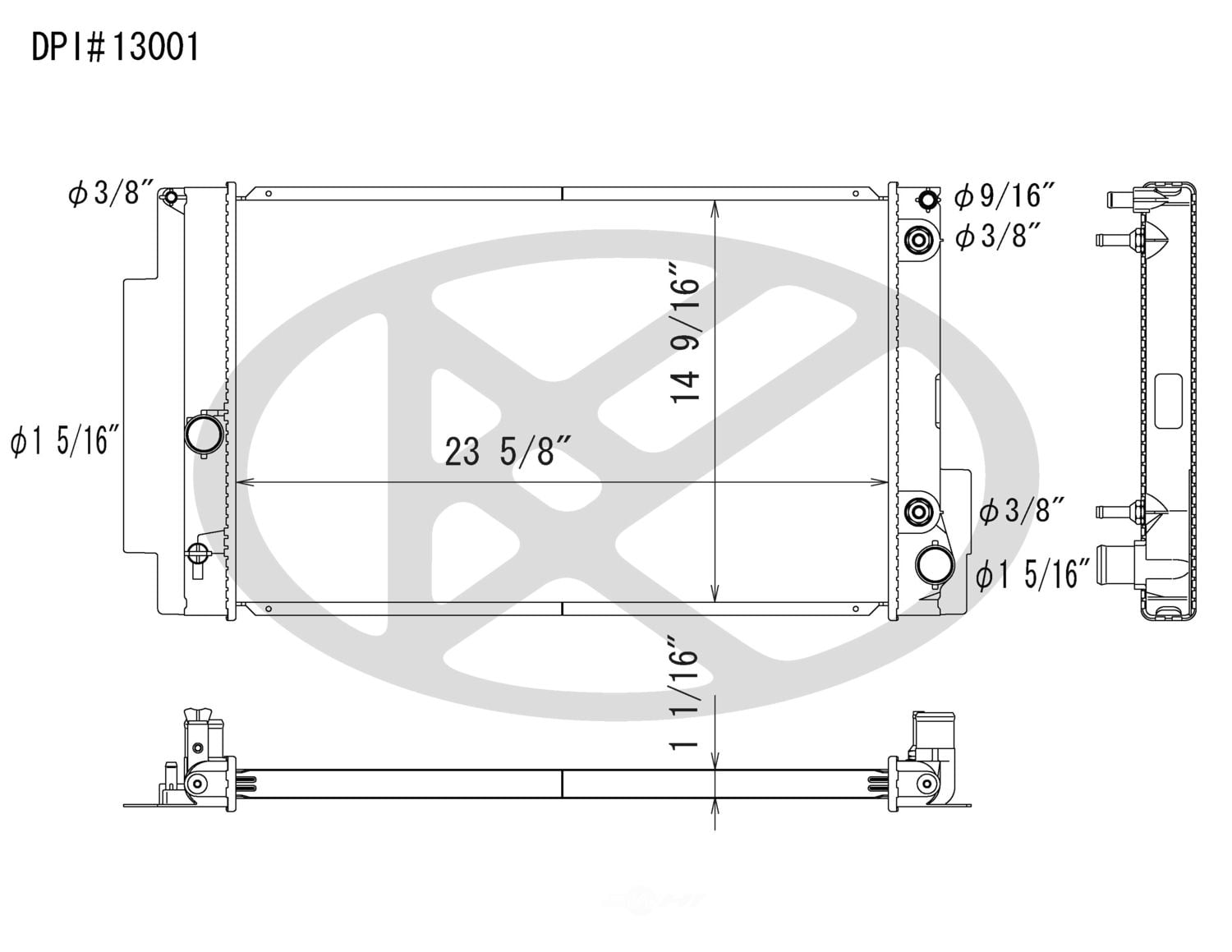 Koyorad A13001 Radiator