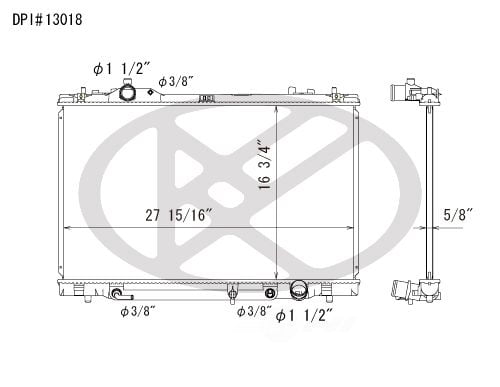 Koyorad A13018 Radiator