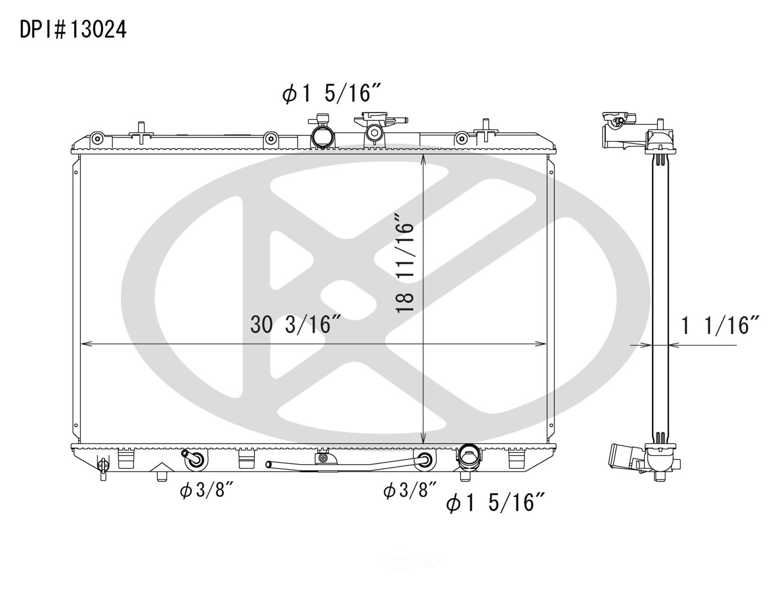 Koyorad A13024 Radiator