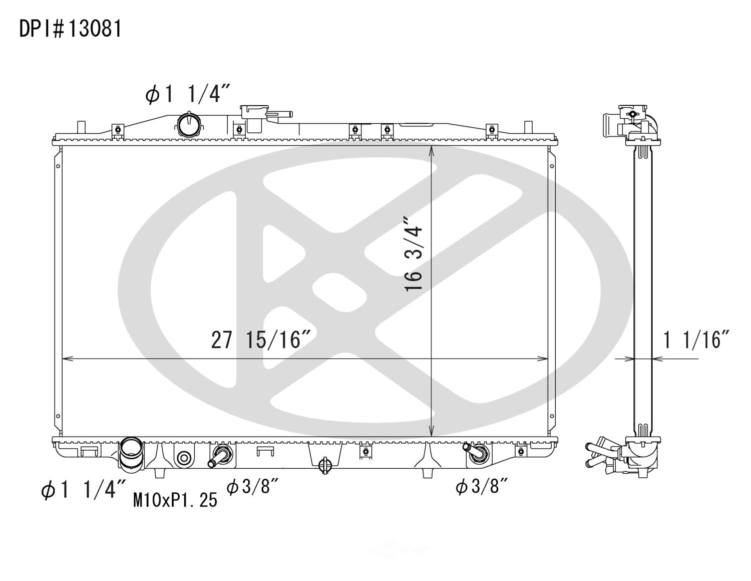 Koyorad A13081 Radiator