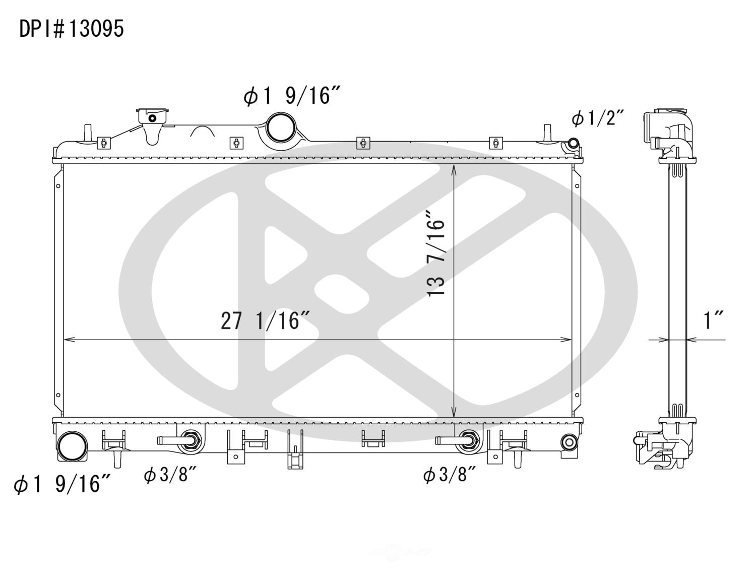 Koyorad A13095 Radiator