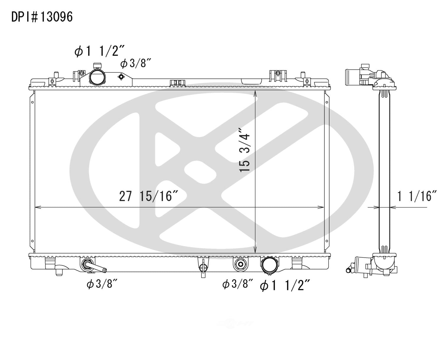 Koyorad A13096 Radiator