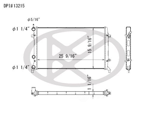 Koyorad A13215 Radiator